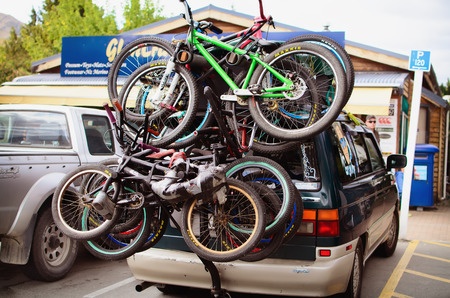 Overloaded Bike Rack